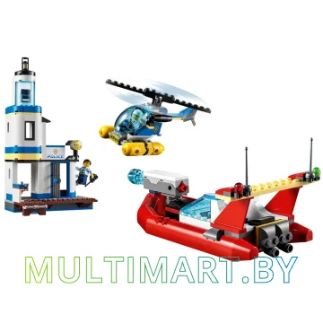 Конструктор LEGO City 60308 Операция береговой полиции и пожарных картинка 7